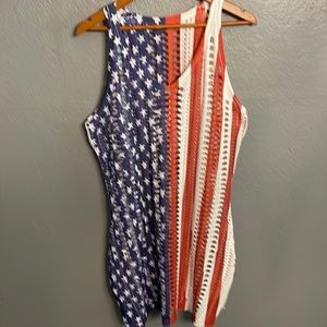 Patriotic Swim Coverup. New without tags